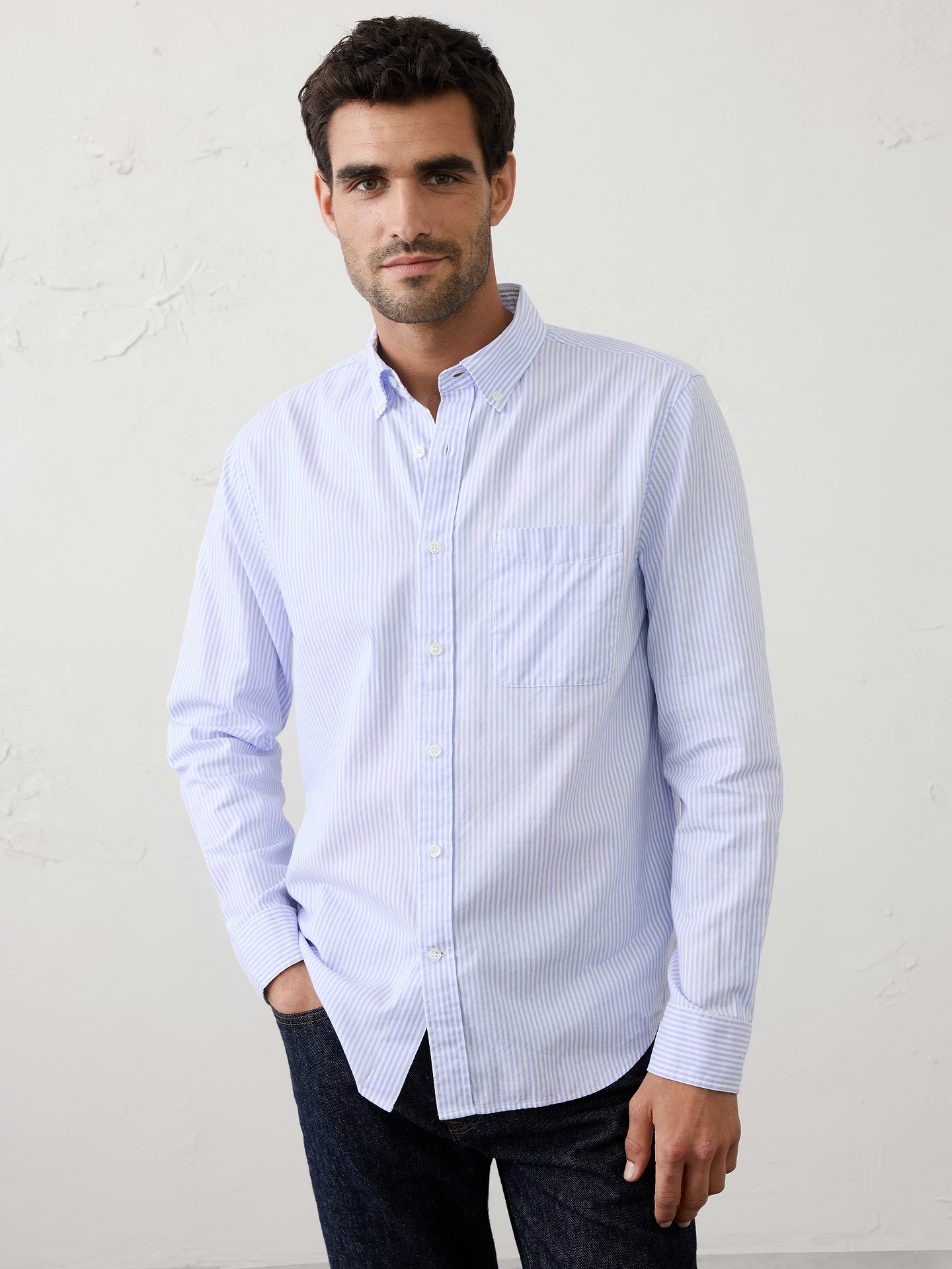 Image number 1 showing, Standard-Fit Oxford Shirt