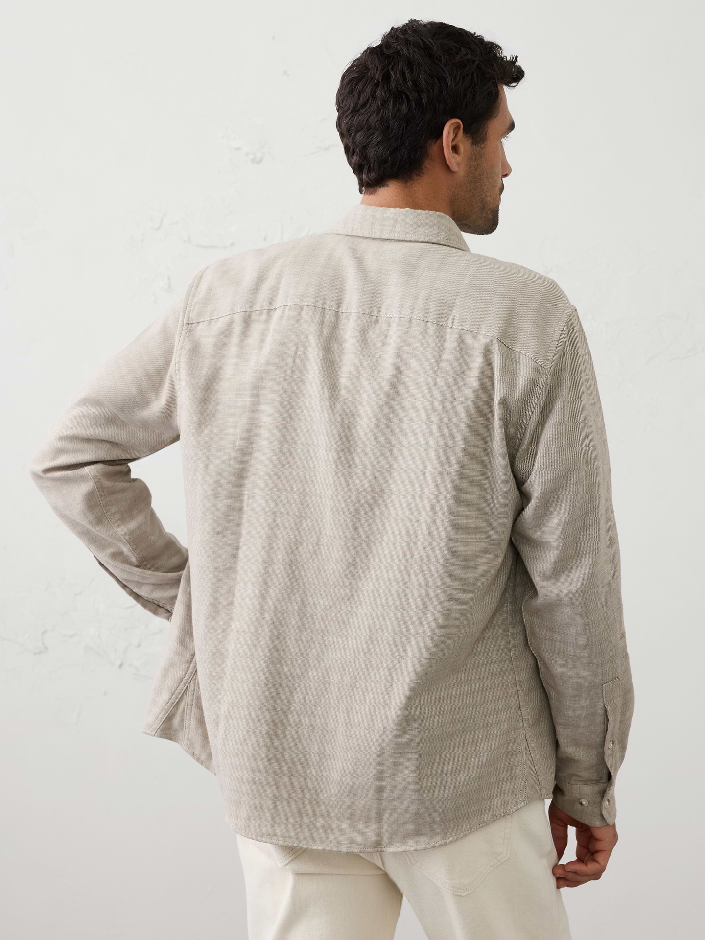 Image number 2 showing, Standard-Fit Soft Double Weave Shirt
