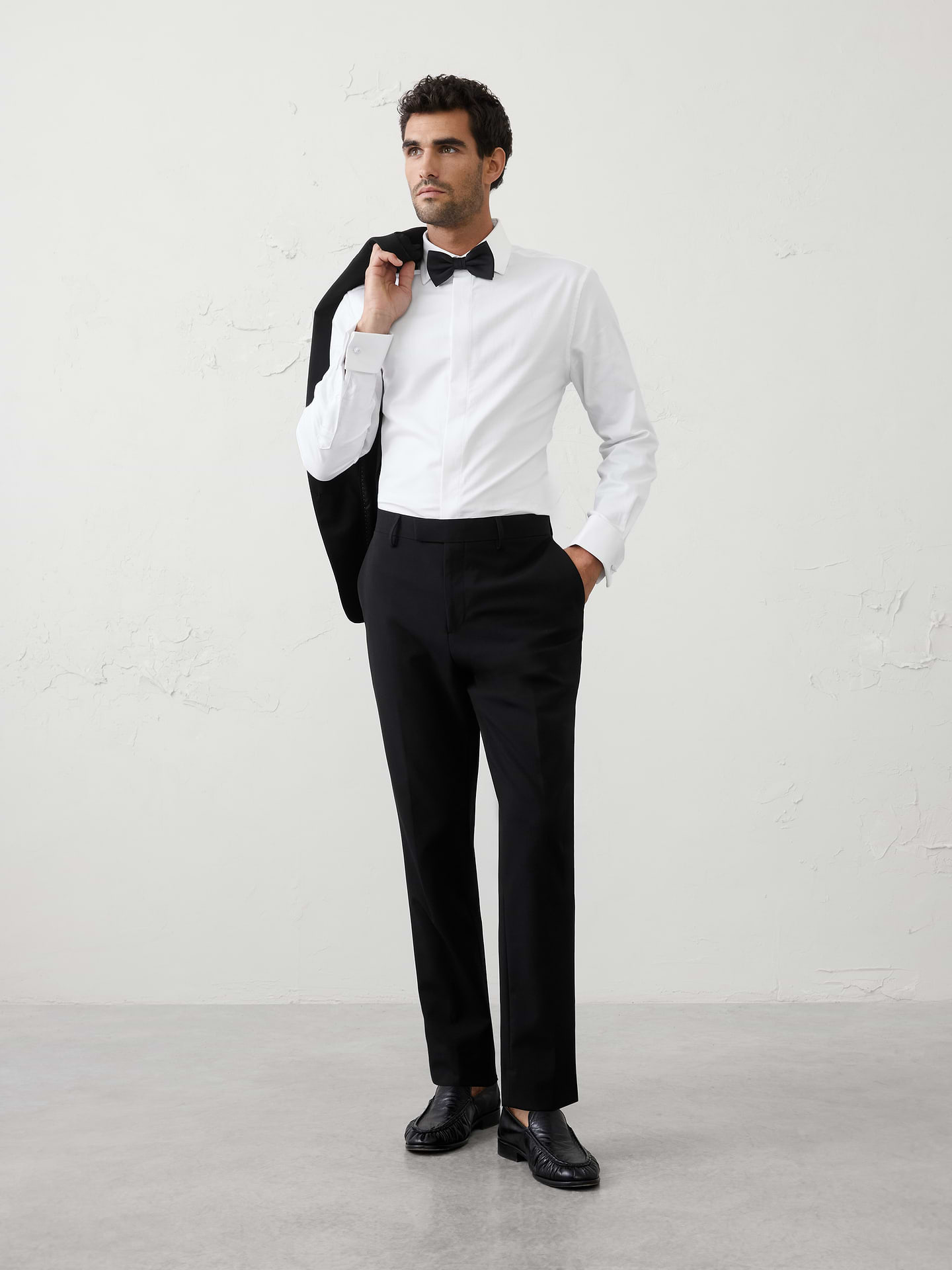 Image number 3 showing, Slim-Fit Dobby Dress Shirt