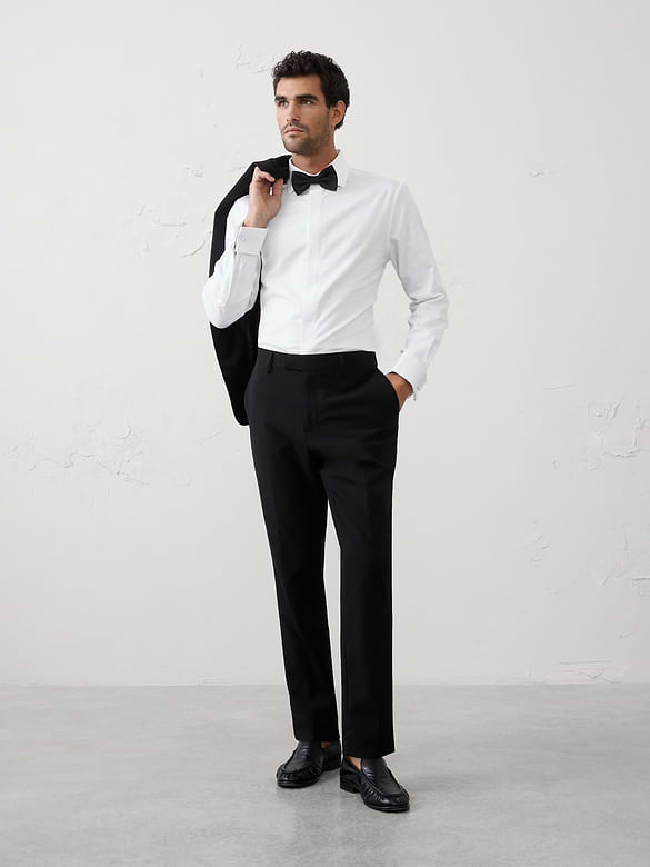 Slim-Fit Dobby Dress Shirt