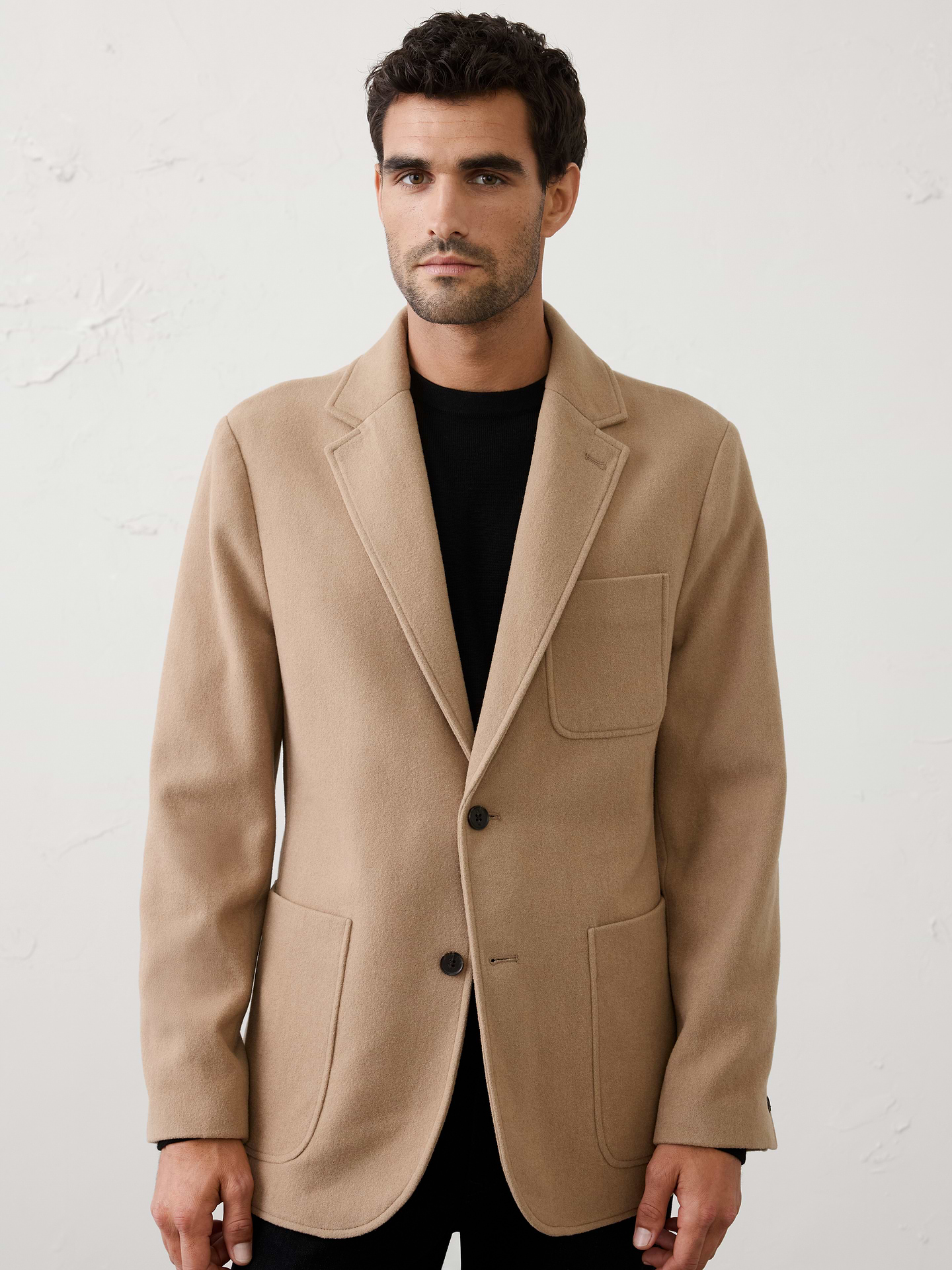 Image number 3 showing, Lightweight Melton Blazer