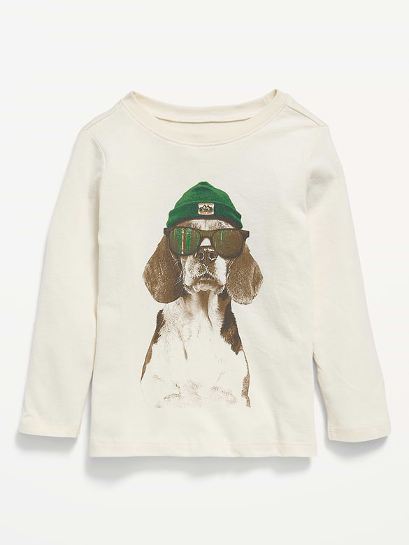 Long-Sleeve Graphic T-Shirt for Toddler Girls