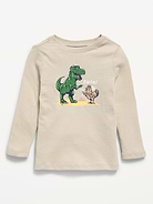 Image number 1 showing, Long-Sleeve Graphic T-Shirt for Toddler Girls