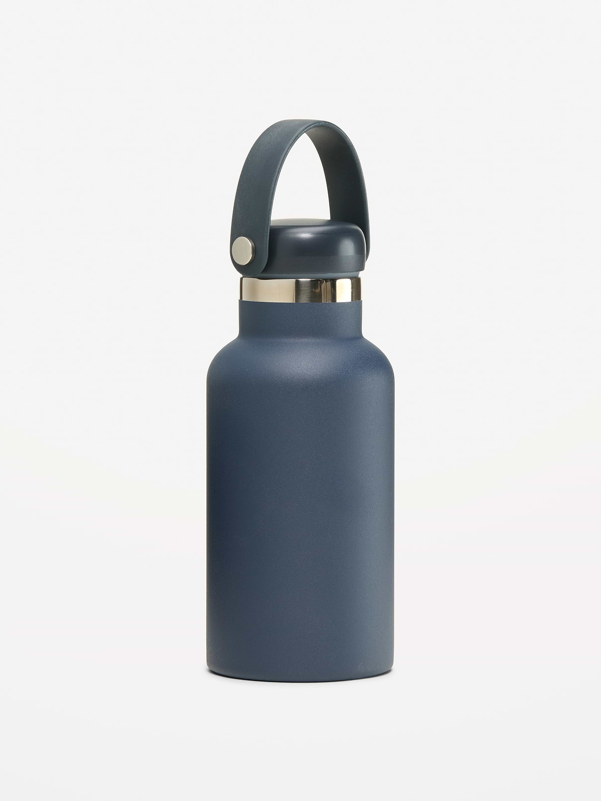 Image 1 of 1, stainless steel construction, screw-top lid, durable matte powder-coated finish, slim, lightweight design fits most cup holders, 12 oz. capacity, Product #915957