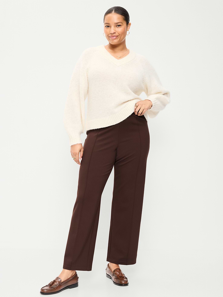 Image number 8 showing, Extra High-Waisted Stevie Straight Pants