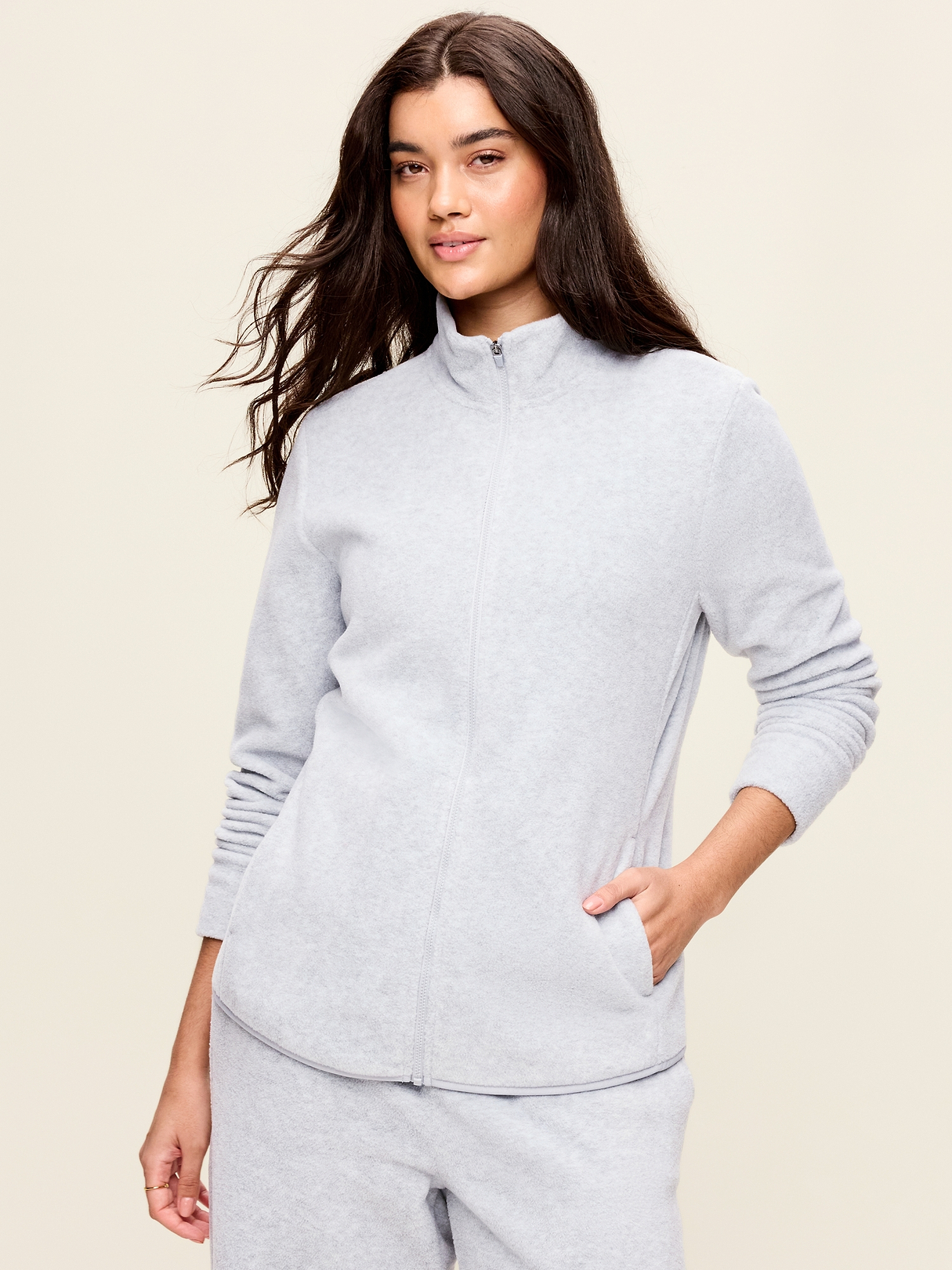 Fitted Performance Fleece Full Zip Jacket | Old Navy