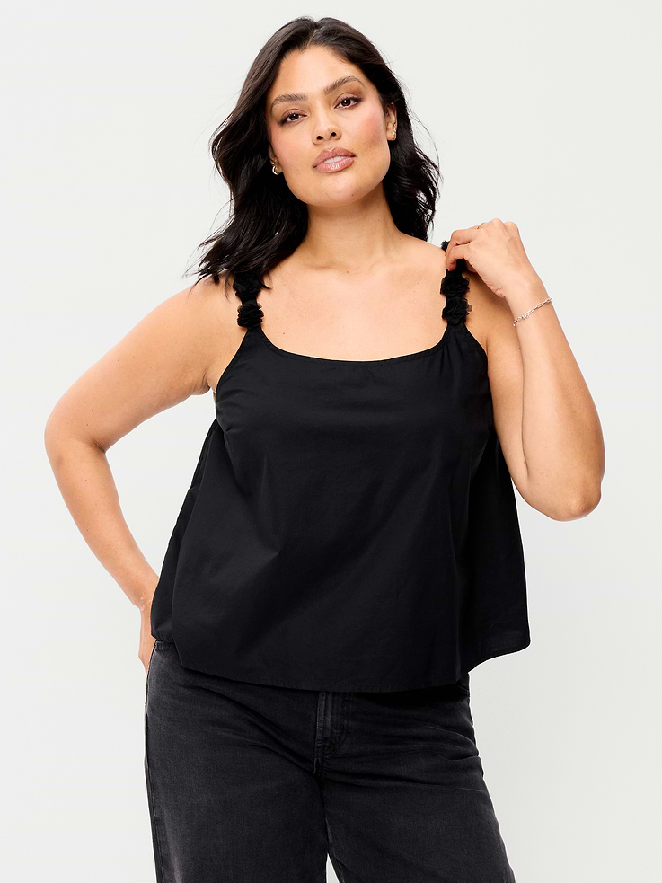 L'image numéro 4 présente Camisole avec rosettes sur les bretelles