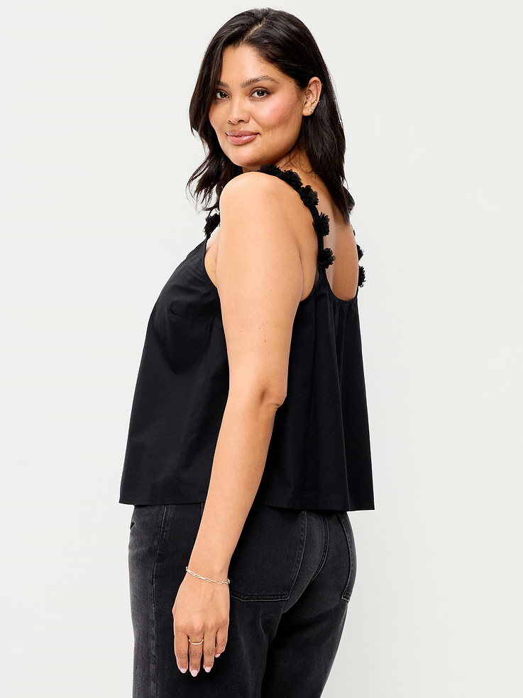 L'image numéro 5 présente Camisole avec rosettes sur les bretelles