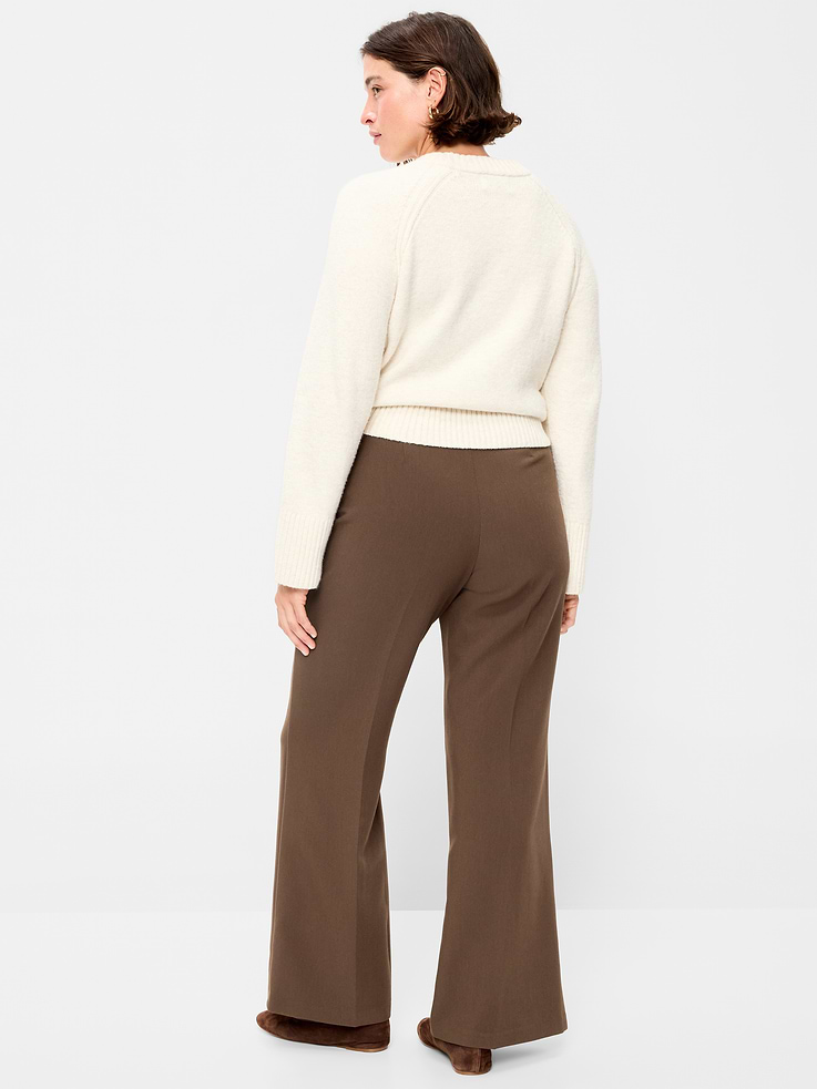 Image number 6 showing, High-Waisted Patch Pocket Flare Pants
