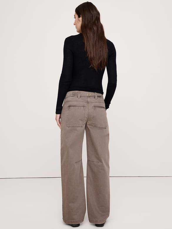 Low-Rise Relaxed Utility Pant