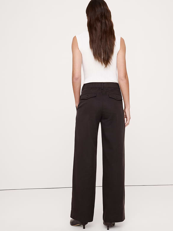 The Everyday Wide-Leg Pant in Tencel™-Cotton