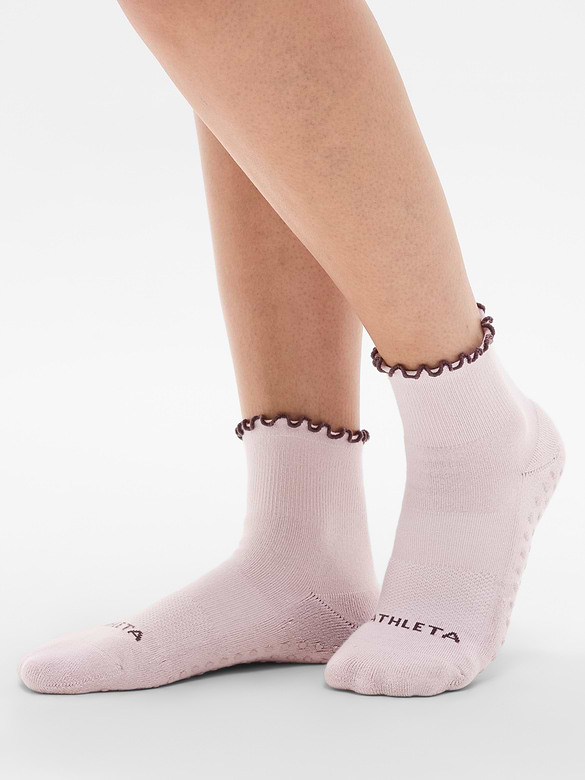 Ruffle Grip Sock