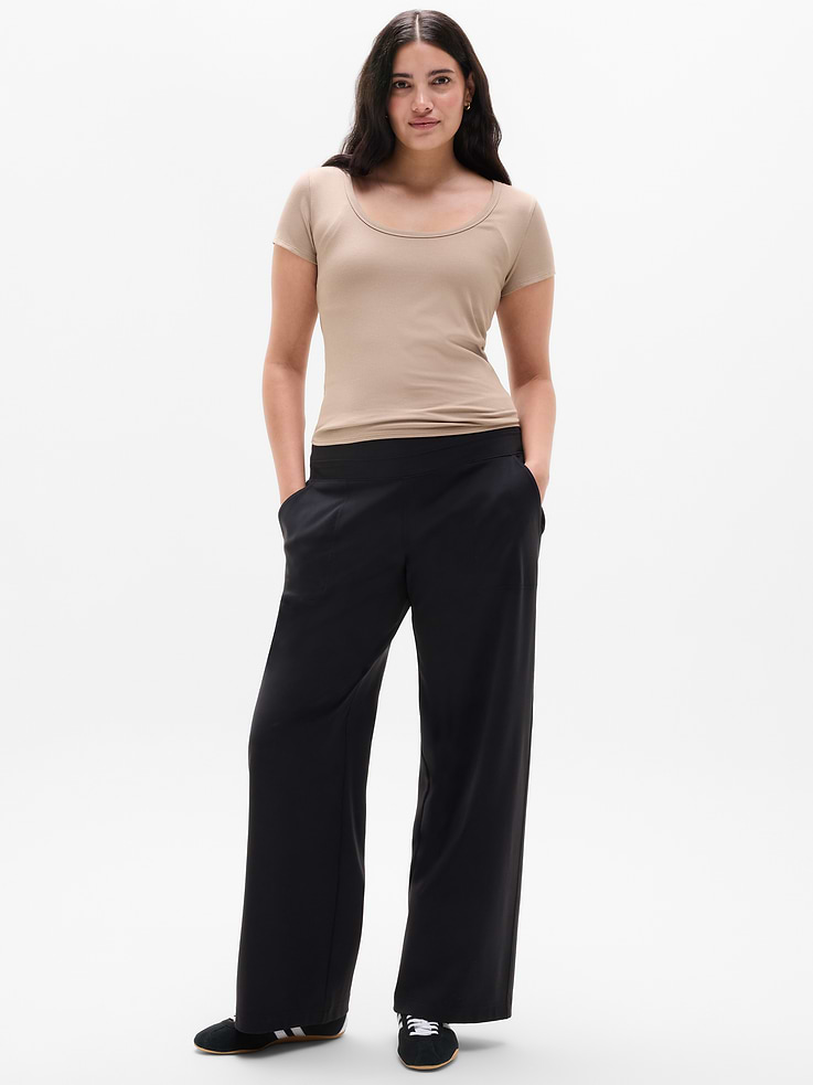 Image number 5 showing, Signature Rib Scoop Tee