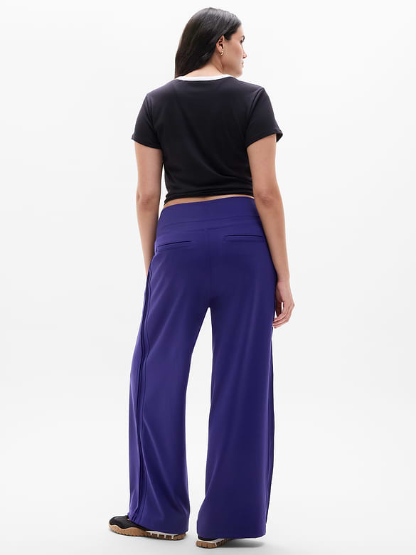 Venice Pintuck High Rise Wide Leg Pant