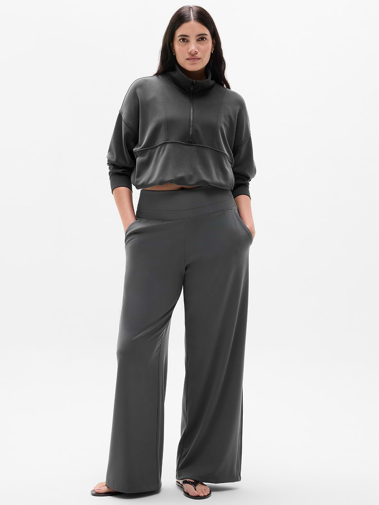 Image number 5 showing, Venice Pintuck High Rise Wide Leg Pant