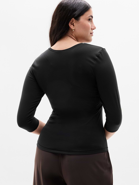 Bodymove Scoop Midi Sleeve Tee
