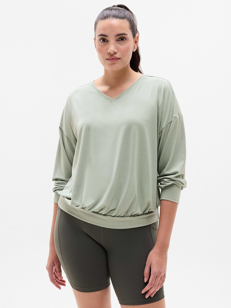 Image number 1 showing, Move With Ease V-Neck Top