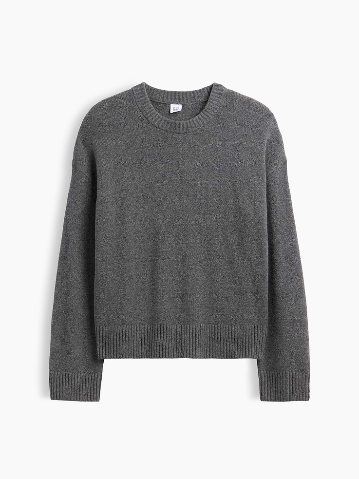 Image 5 of 5, Cashsoft Relaxed Crewneck Sweater