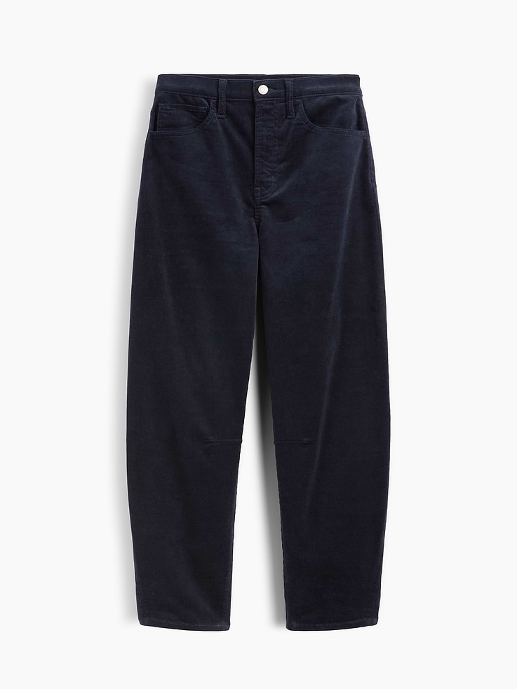 Image 5 of 5, High Rise Barrel Corduroy Pants