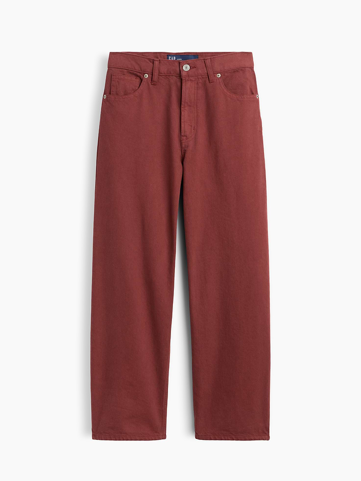 Image number 7 showing, Low Slung Relaxed Straight Crop Jeans