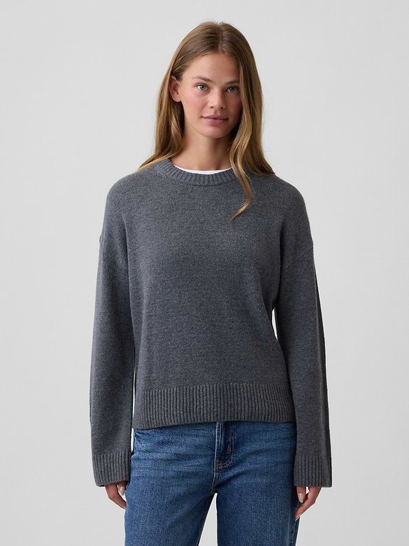 Cashsoft Relaxed Crewneck Sweater