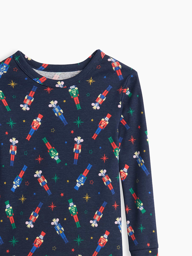Image 2 of 3, babyGap Nutcracker Print PJ Set