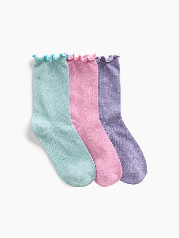 Kids Sparkle Socks (3-Pack)