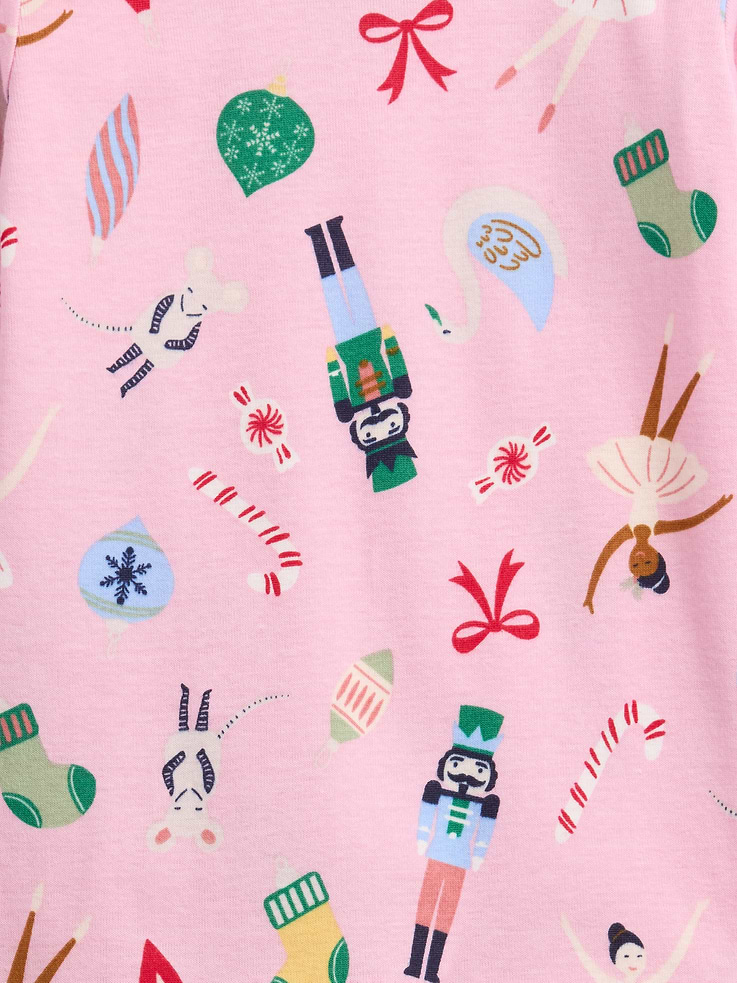 Image number 2 showing, babyGap Nutcracker Print PJ Set