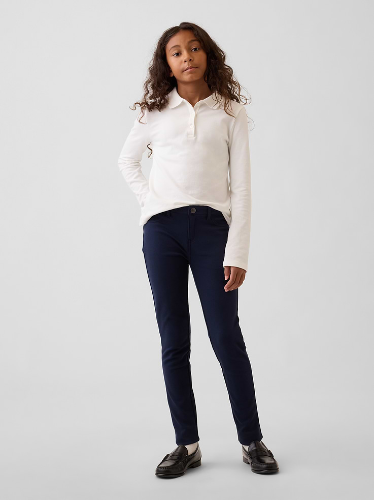 Image number 1 showing, Kids Uniform Ponte Pants