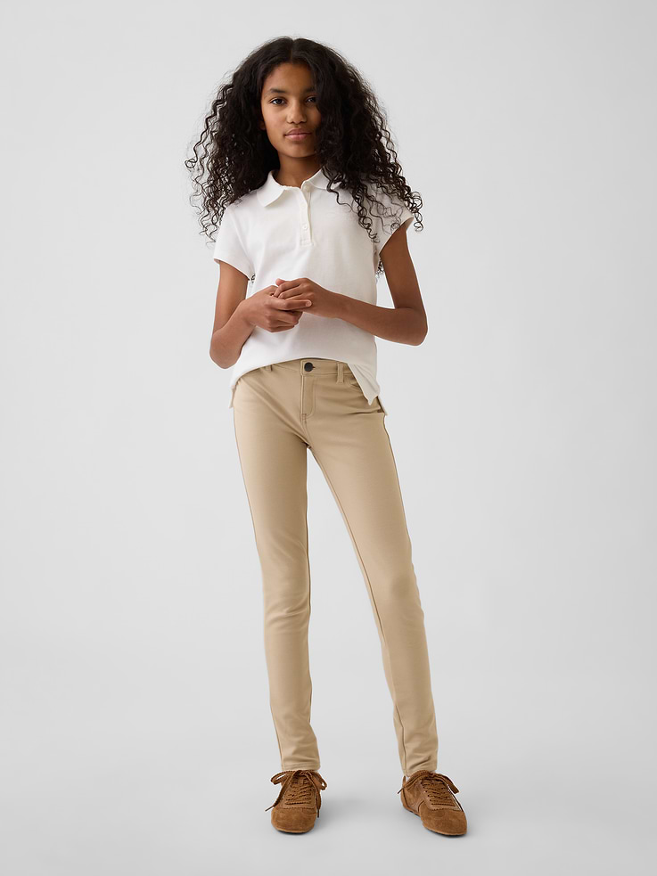 Image number 1 showing, Kids Uniform Ponte Pants