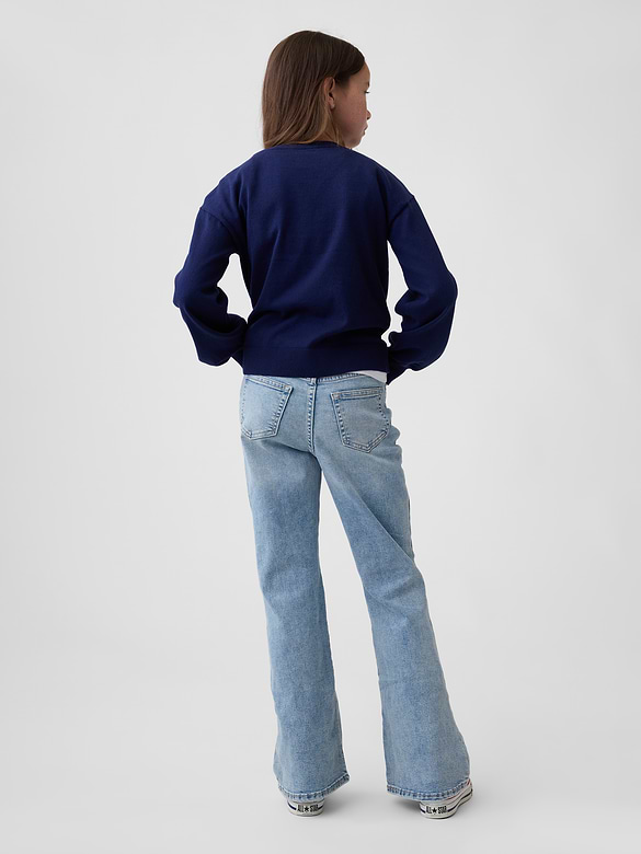 Kids High Rise '70s Flare Jeans