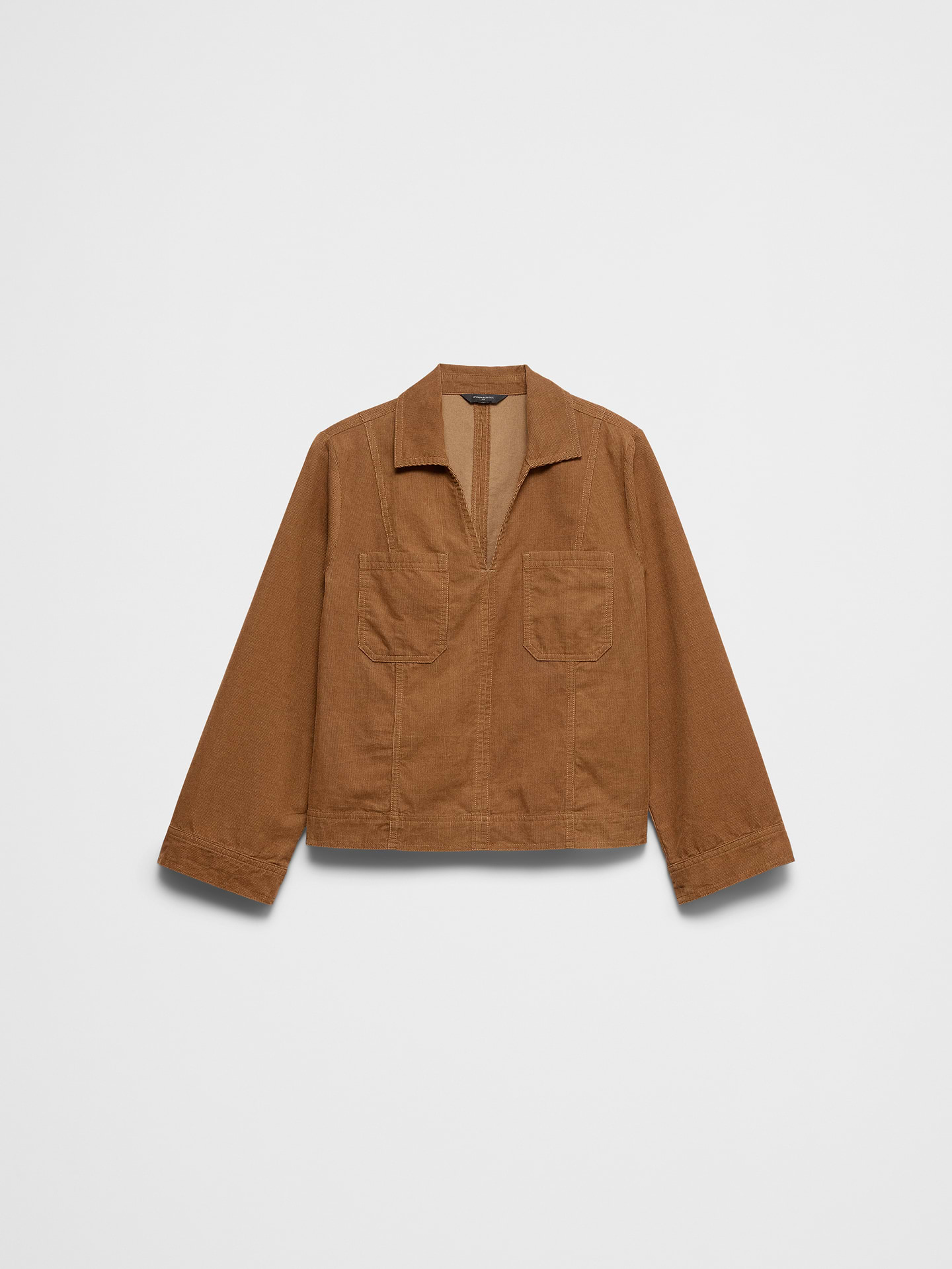 Image number 4 showing, Collared Corduroy Popover Shirt