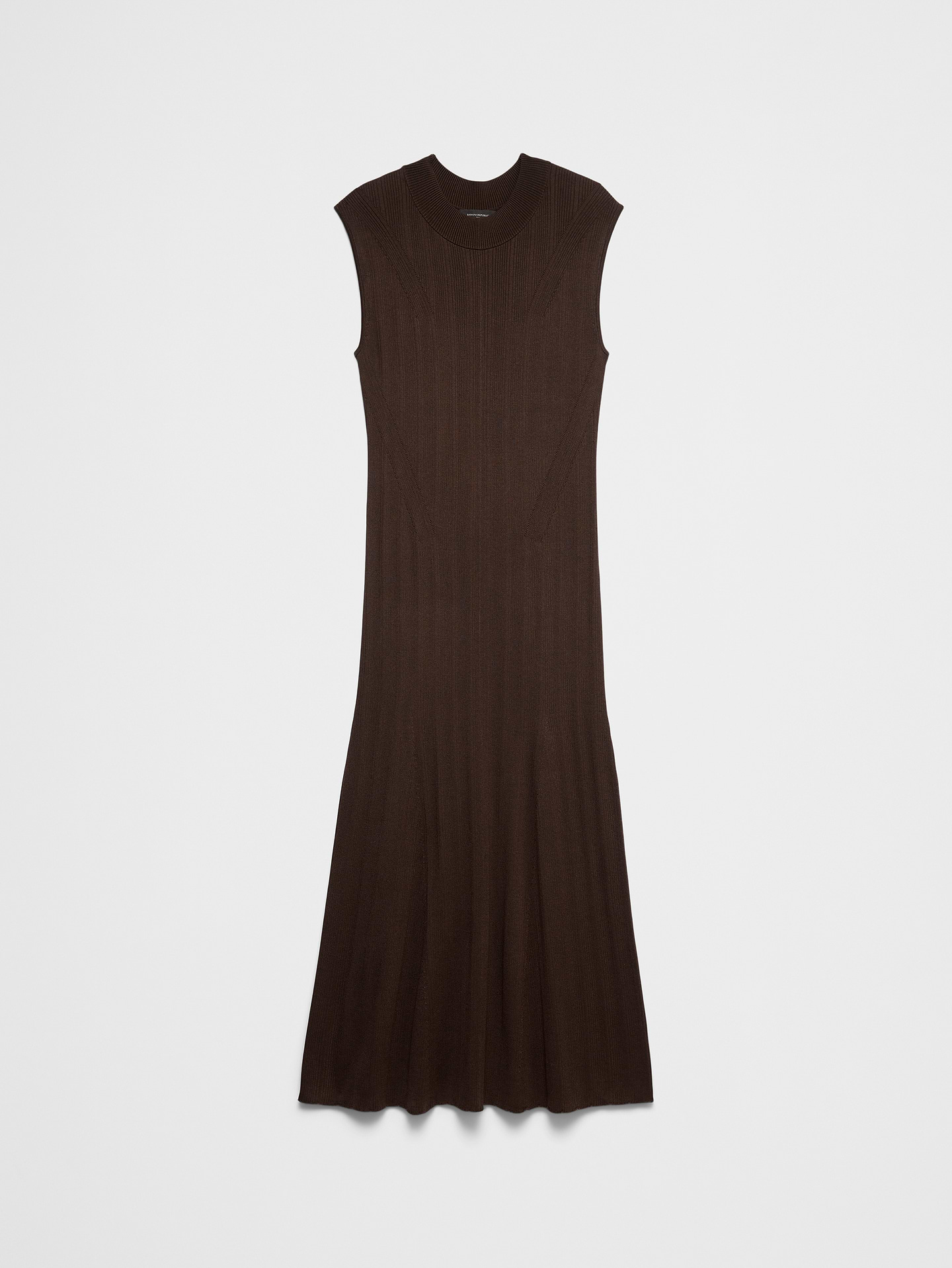 Image number 4 showing, Ribbed Mock-Neck Sweater Maxi Dress