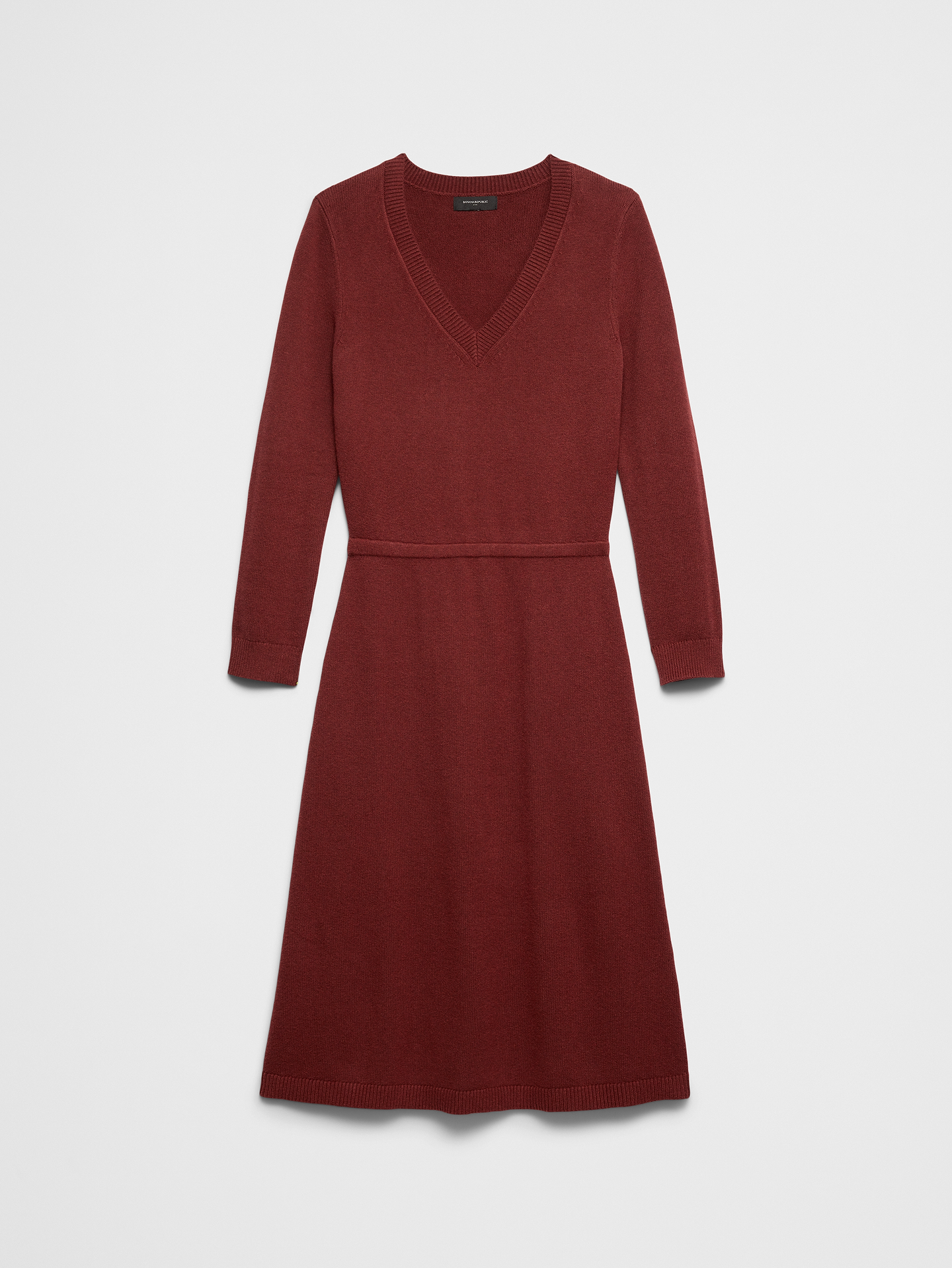 Image number 4 showing, Vee-Neck Sweater Midi Dress