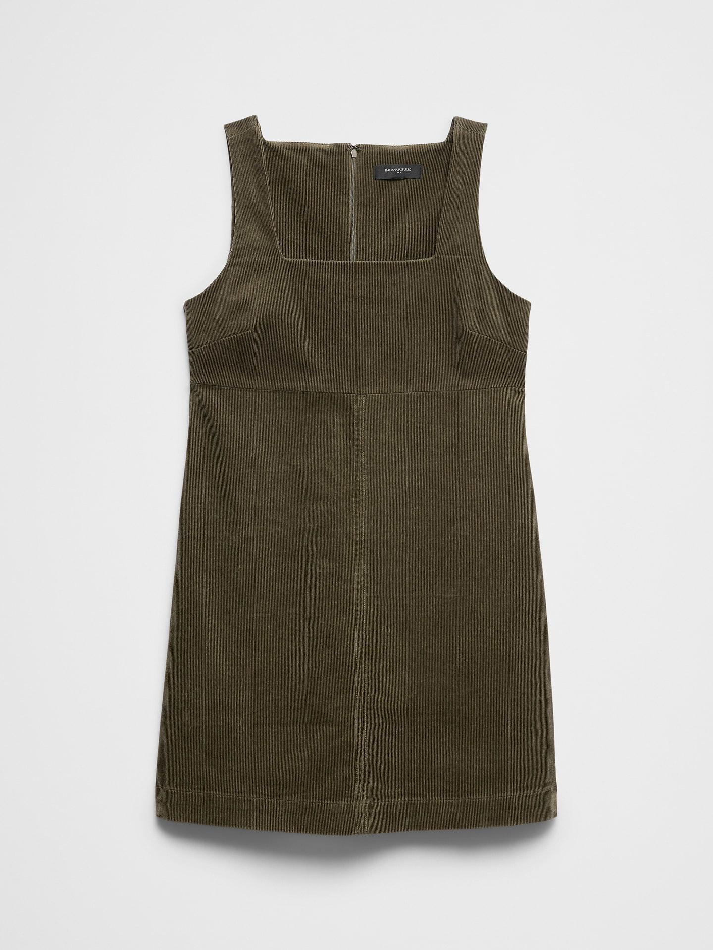 Image number 4 showing, Corduroy Empire Square-Neck Mini Dress