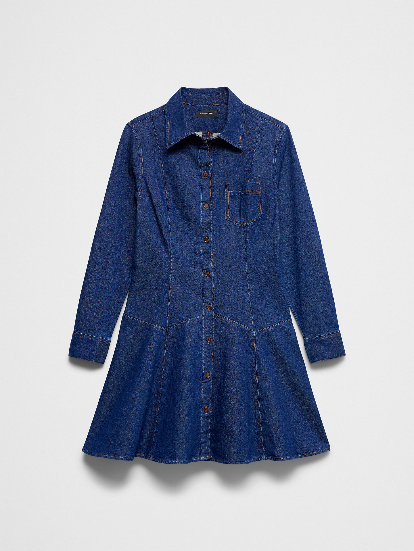 Image number 4 showing, Denim Above-Knee Dress