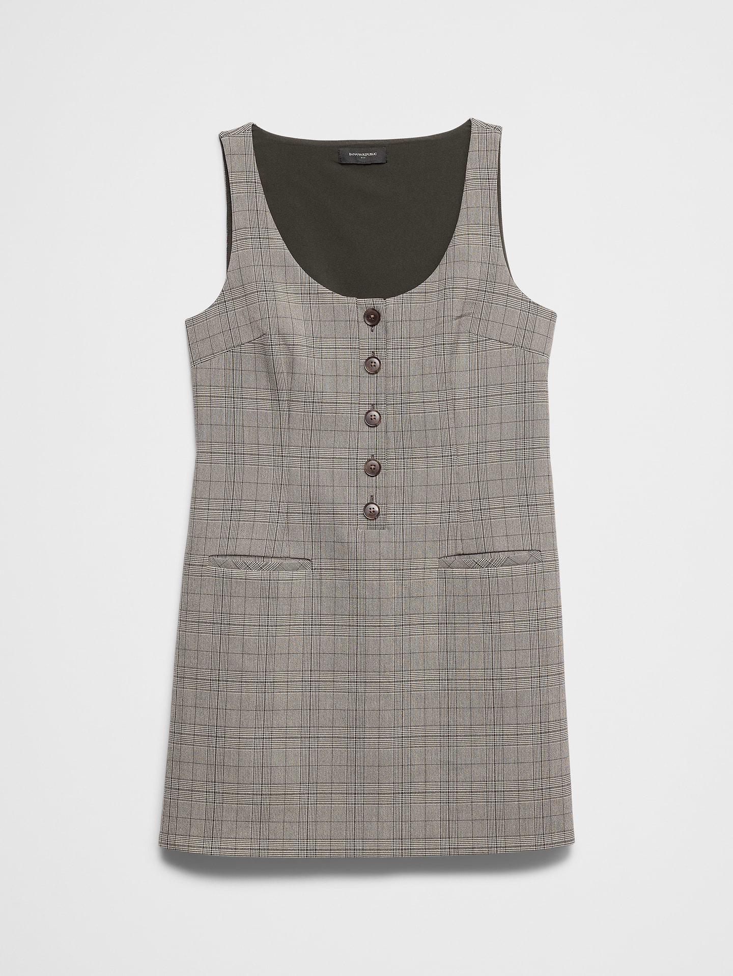Image number 4 showing, Layering Menswear Mini Shift Dress