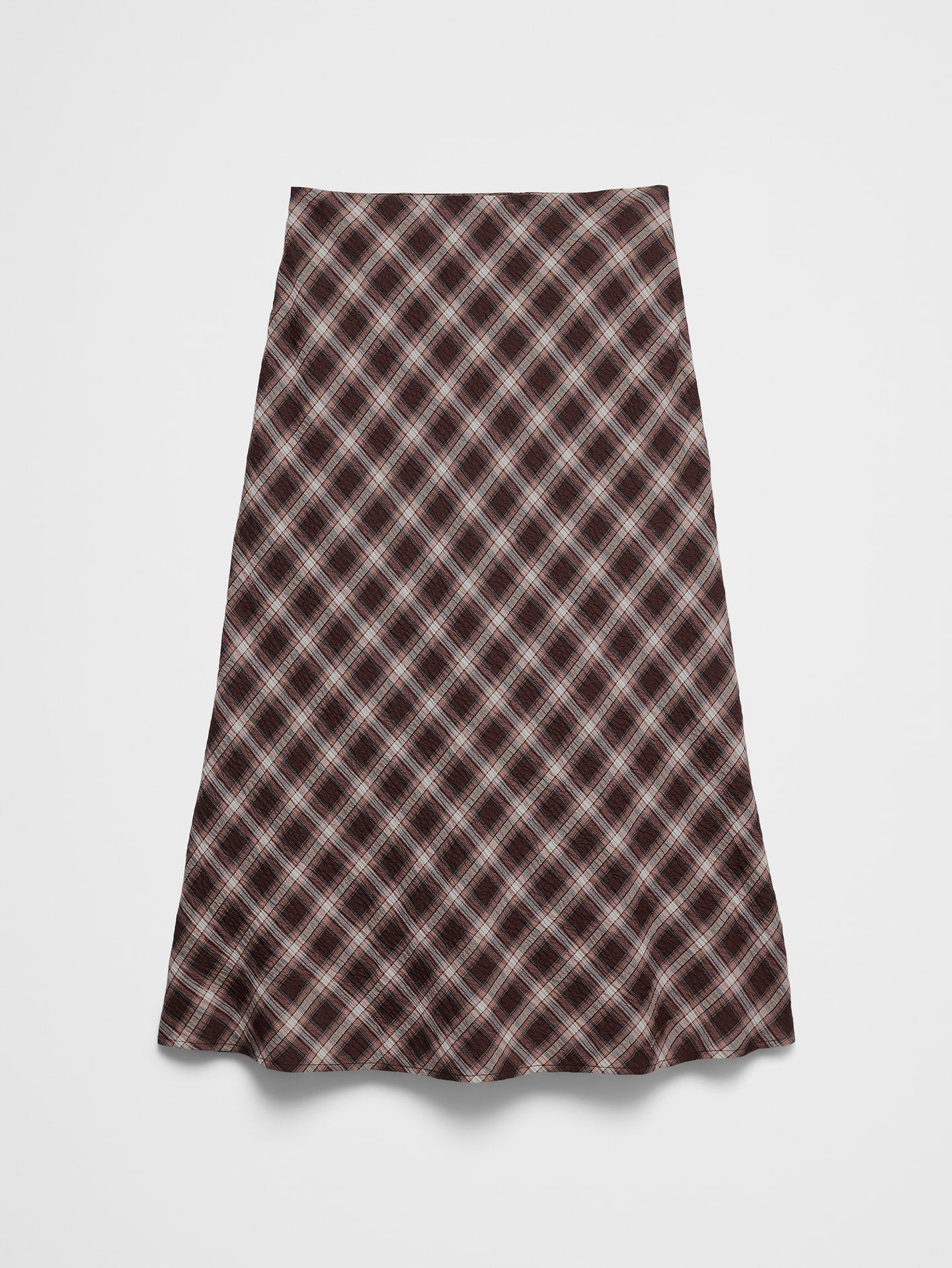 Image number 4 showing, Breezy Plaid Midi Slip Skirt