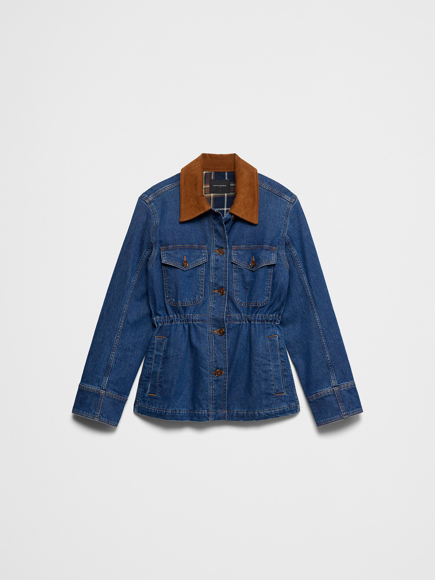 Image number 4 showing, Flannel Lined Denim Jacket