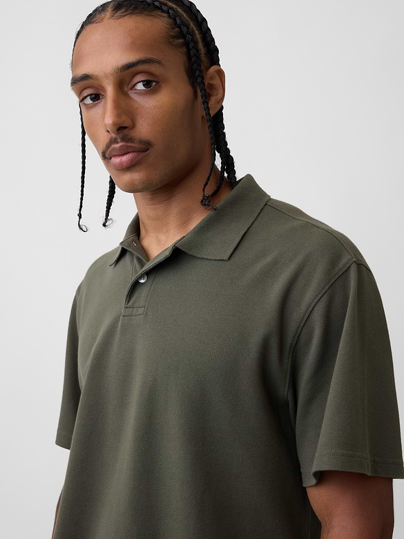 Relaxed Pique Polo