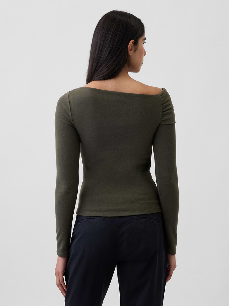 Image number 3 showing, Modern Asymmetrical T-Shirt
