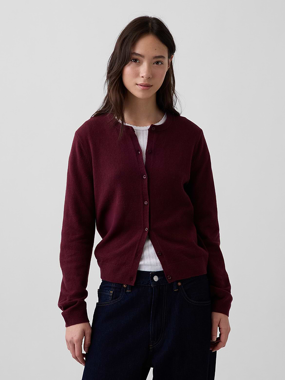 CashSoft Crop Cardigan