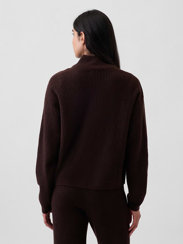 CashSoft Oversized Half-Zip Pullover