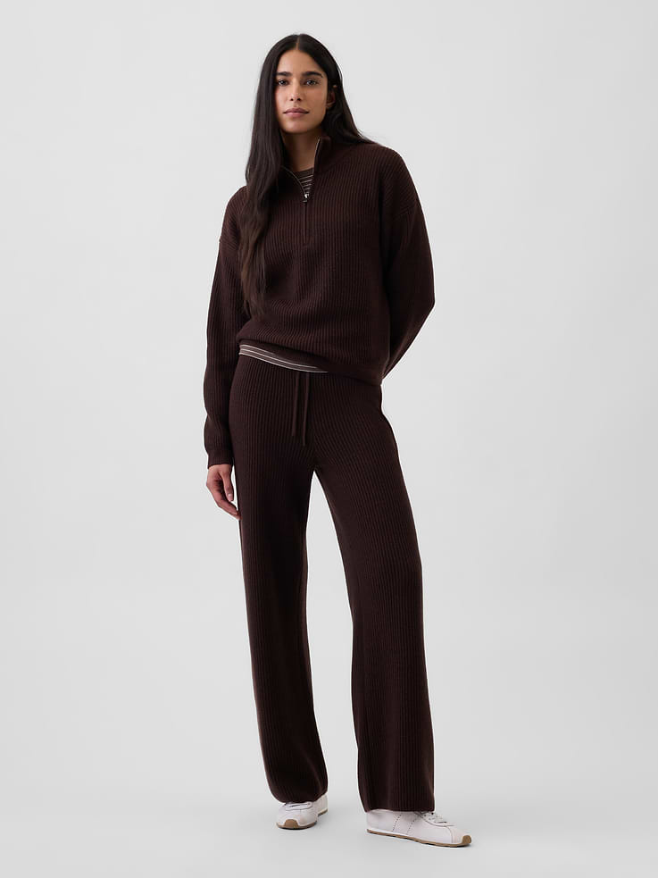 Image number 1 showing, CashSoft Loose Sweater Pants