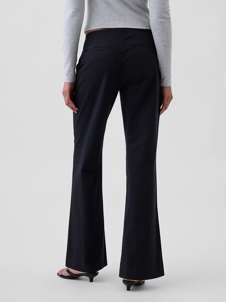 Image 4 of 6, Low Rise Relaxed Flare Pants