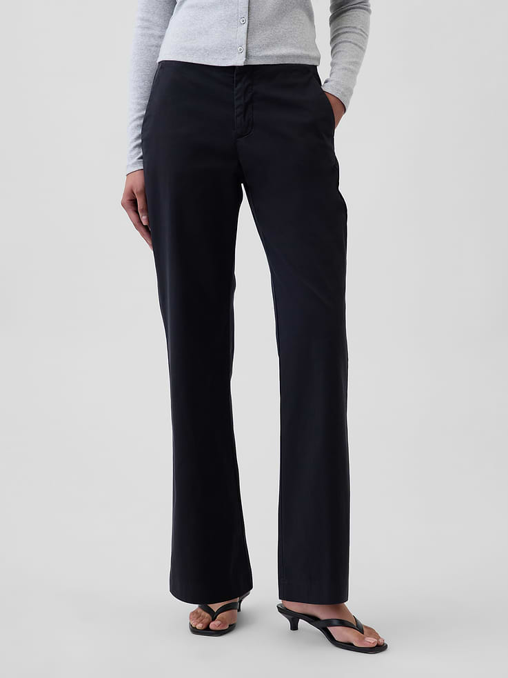 Image 2 of 6, Low Rise Relaxed Flare Pants