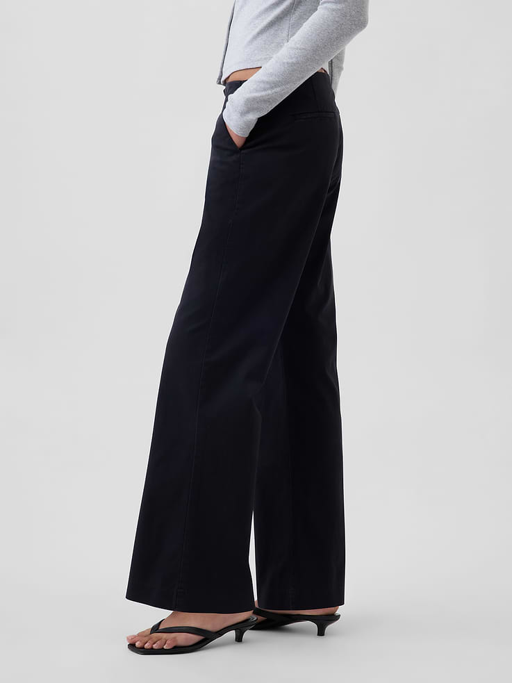 Image 3 of 6, Low Rise Relaxed Flare Pants