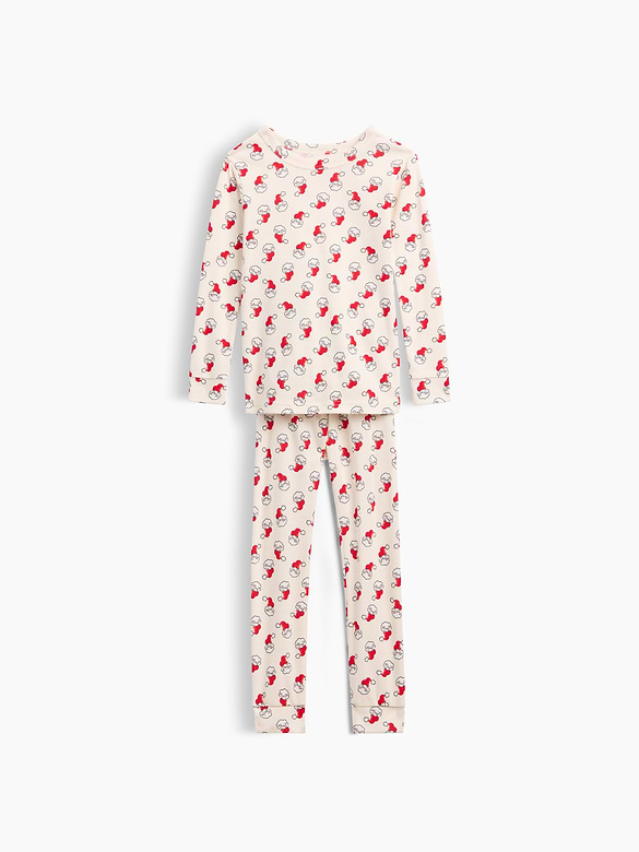 Kids & babyGap Santa Print PJ Set