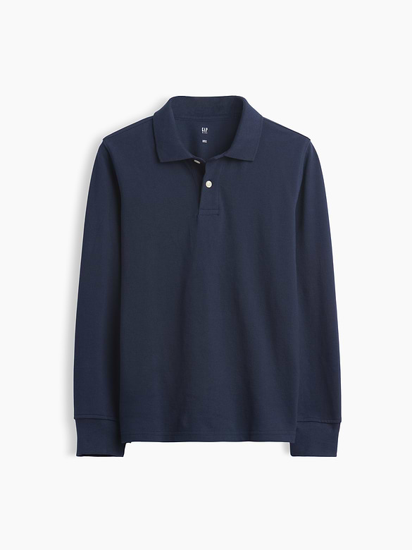 Kids Organic Cotton Uniform Polo Shirt