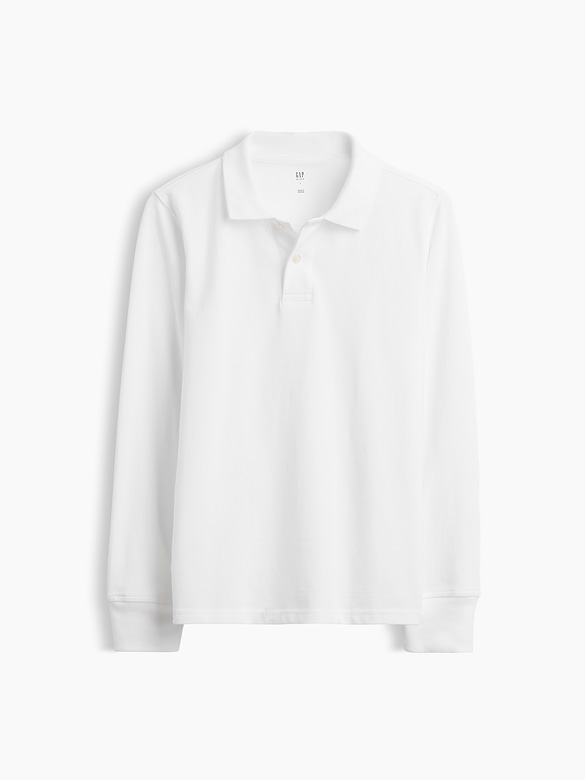 Kids Organic Cotton Uniform Polo Shirt